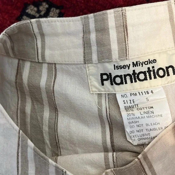 EUC Vintage1980’s Issey Miyake Plantation outfit. cotton linen - Picture 5 of 10